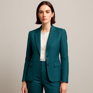 レディーステーラードスーツ型紙｜総裏地付きブレザー＆パンツ（PDF型紙）