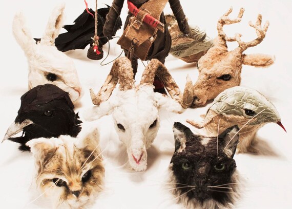 dolls with animal heads