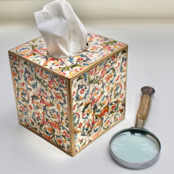 Italian Florentine Tissue Box Cover