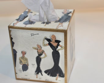 Retro Fashion Tissue Box Cover