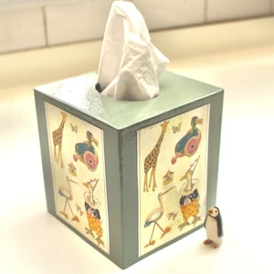 Children's Nursery Animals  Tissue Box Cover