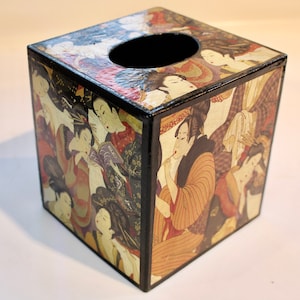 Japanese Geisha Tissue Box Cover