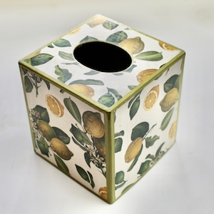 Lemons Tissue Box Cover