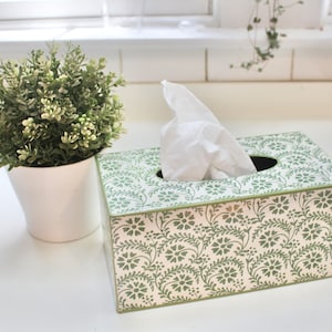 Green Spring Family-size Tissue Box Cover