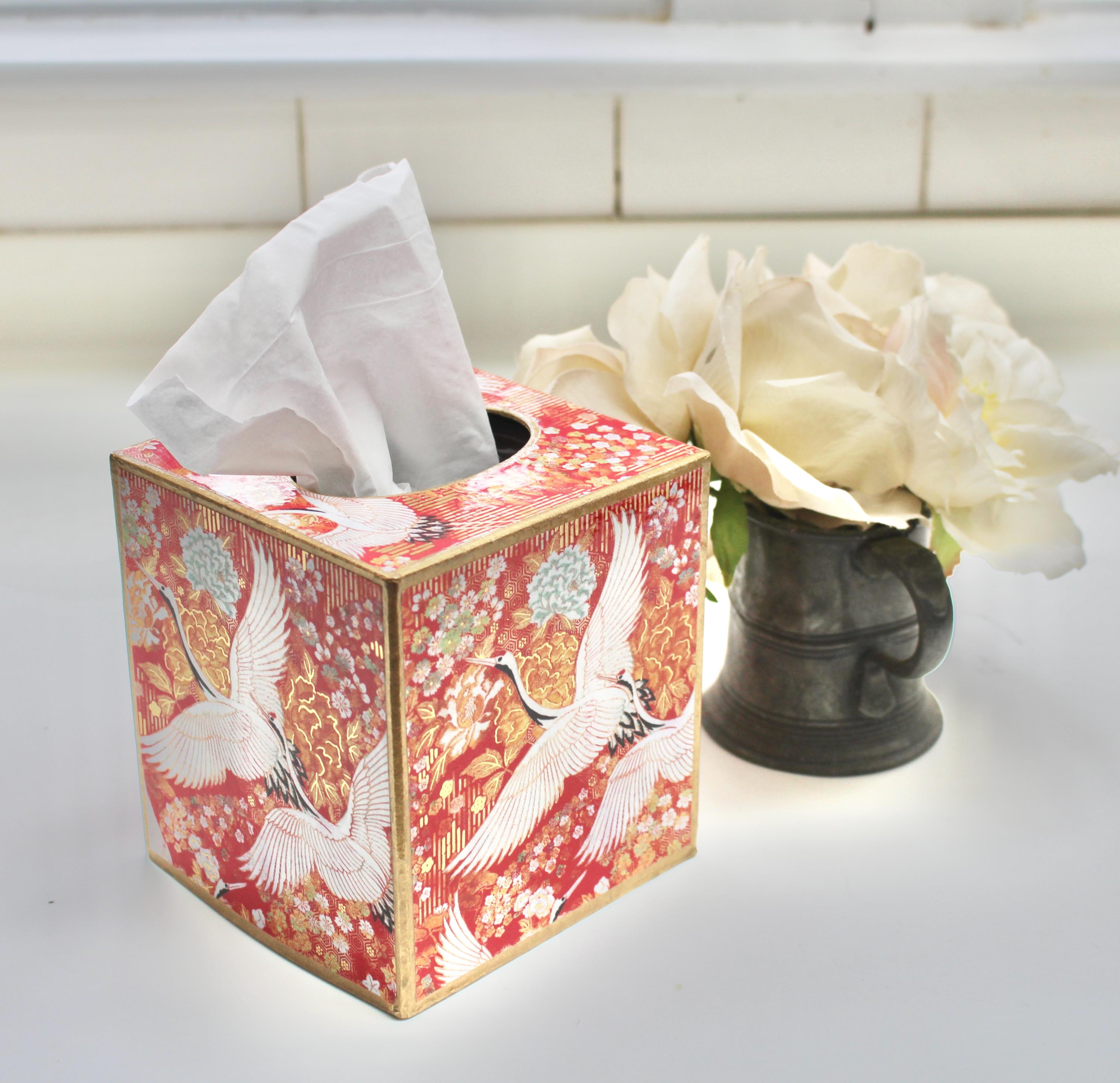 Japanese Lacquer Tissue Box - Etsy