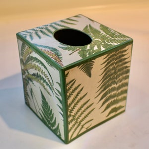 Forest Fern Tissue Box Cover