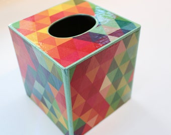 Vivid Diamond Tissue Box Cover