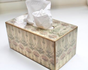 Art Nouveau Roses Family-Size Tissue Box Cover