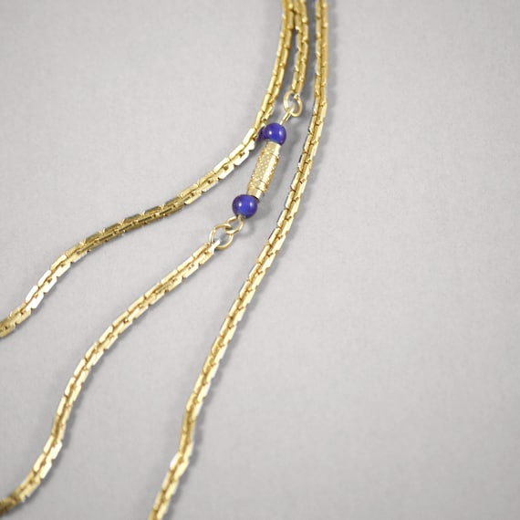 multi layer gold necklace Sarah Coventry