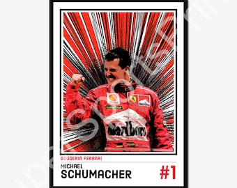○ミハエル・シューマッハ 7th チャンピオン記念 フェラーリ F1 ポスター ○ミハエル・シューマッハ 7th チャンピオン記念 フェラーリ F1