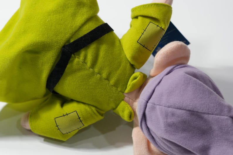 Disney Toy Green NWT VTG Dopey Snow White Seven Dwarfs image 4