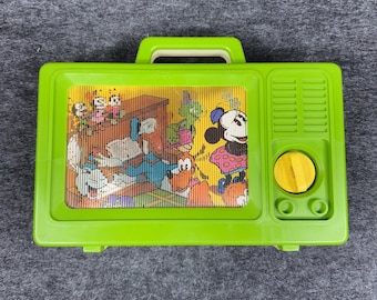 Scatola musicale vintage in plastica Disney Toy