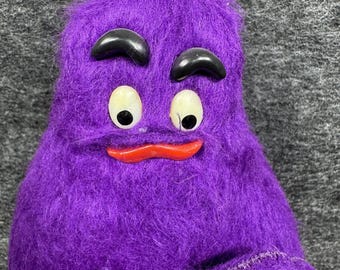 Juguete de McDonald's de 1970 Remco Grimace Vintage
