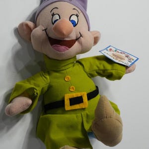 Disney Toy Green NWT VTG Dopey Snow White Seven Dwarfs image 1