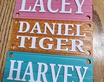 Custom Pet Name Plate | Dog Crate Name Sign | Personalized Kennel Tag | Cat Name Plate | Custom Animal Name Sign