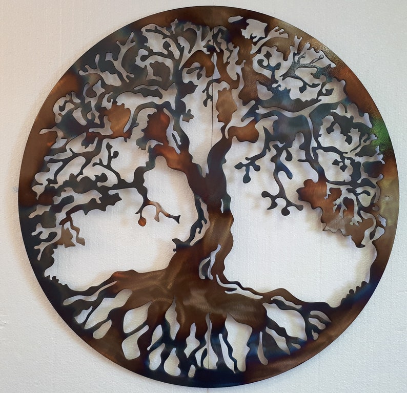 tableau arbre de vie métal