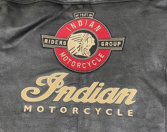 New Indian Leather Jacket Genuine Cowhide Biker Motorcycle Indian Leather Jacket with Heavy Fur Inside