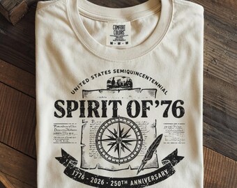 250th Anniversary Vintage Compass T-Shirt, United States Semiquincentennial Shirt, Patriotic 4th of July Shirt, 1776-2026 Anniversary Top