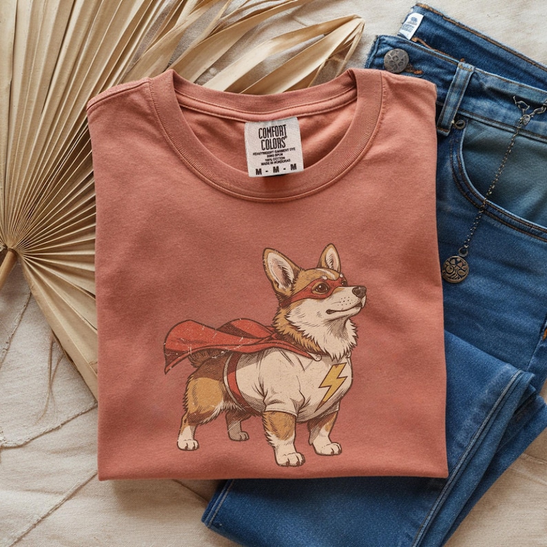 Unique gift for Corgi moms featuring a brave little low-rider pup.