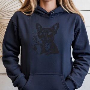 chihuahua gift wrapped coffee sunglasses vintage engraving shirt