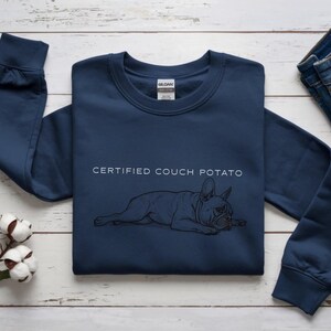 Frenchie dad apparel for relaxing at home