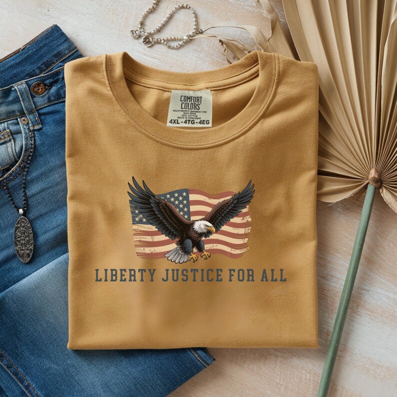 patriotic eagle shirt women lifestyle outdoor 4th july ivory
