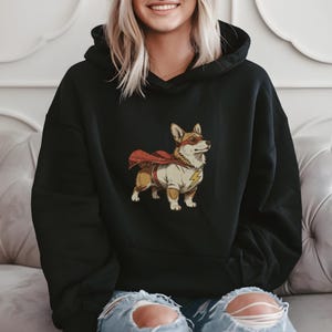 Cute superhero animal graphic tee with distressed texture details