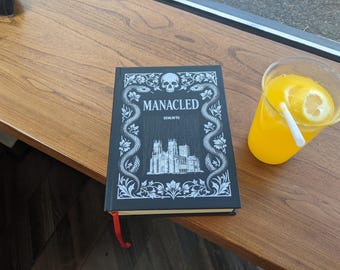 Libro esposado Novela completa Libro de tapa dura con ilustración