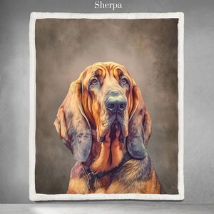 Bloodhound Quilt, Blanket or Wall Hanging, Bloodhound Art, Bloodhound Blanket, Bloodhound Gift Bloodhound Lover, Bloodhound Decor