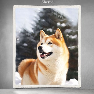 Akita blanket deals