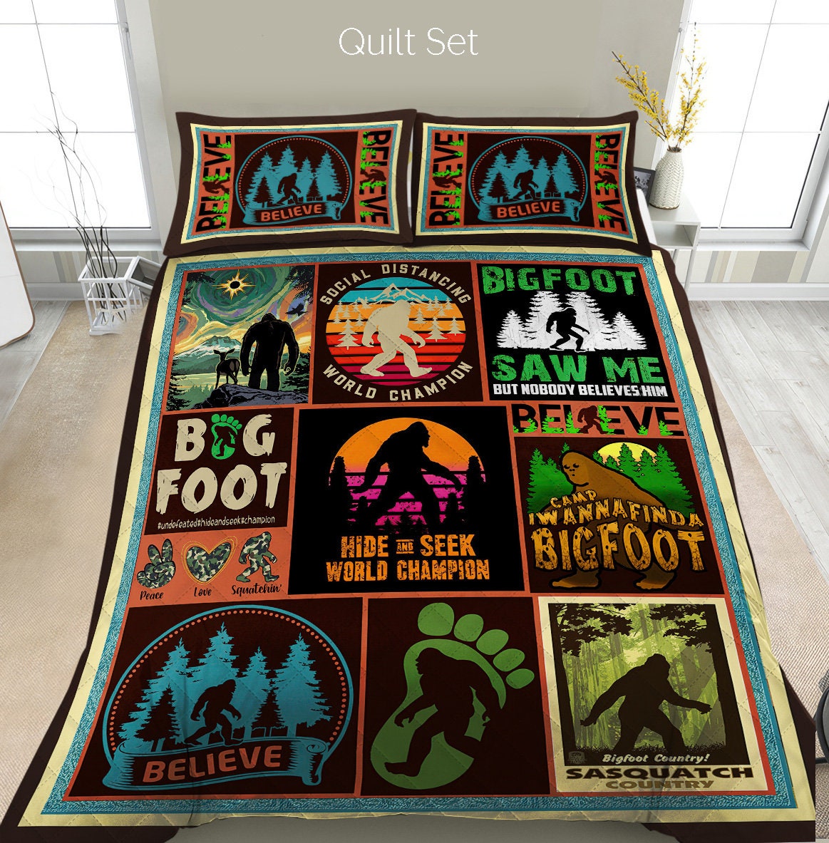 Duvet Cover I Love Camping Quilt Customized Comforter Set