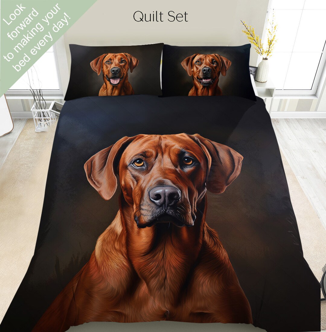 Rhodesian Ridgeback Bedding Set, Duvet Set, Comforter Set or Quilt Set ...