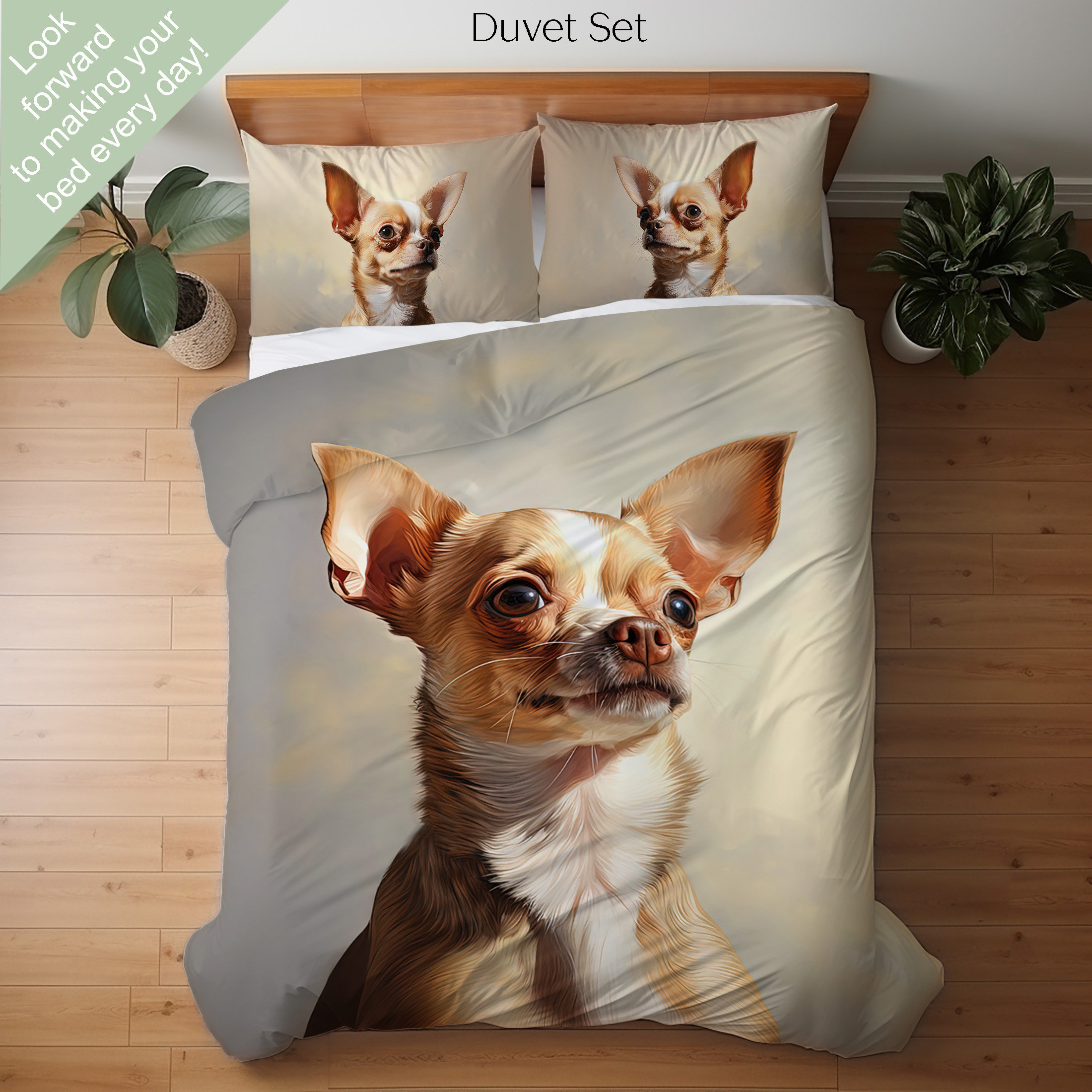 Chihuahua Duvet Cover With Pillow Cases Chihuahua Duvet Cover With Pillow Cases