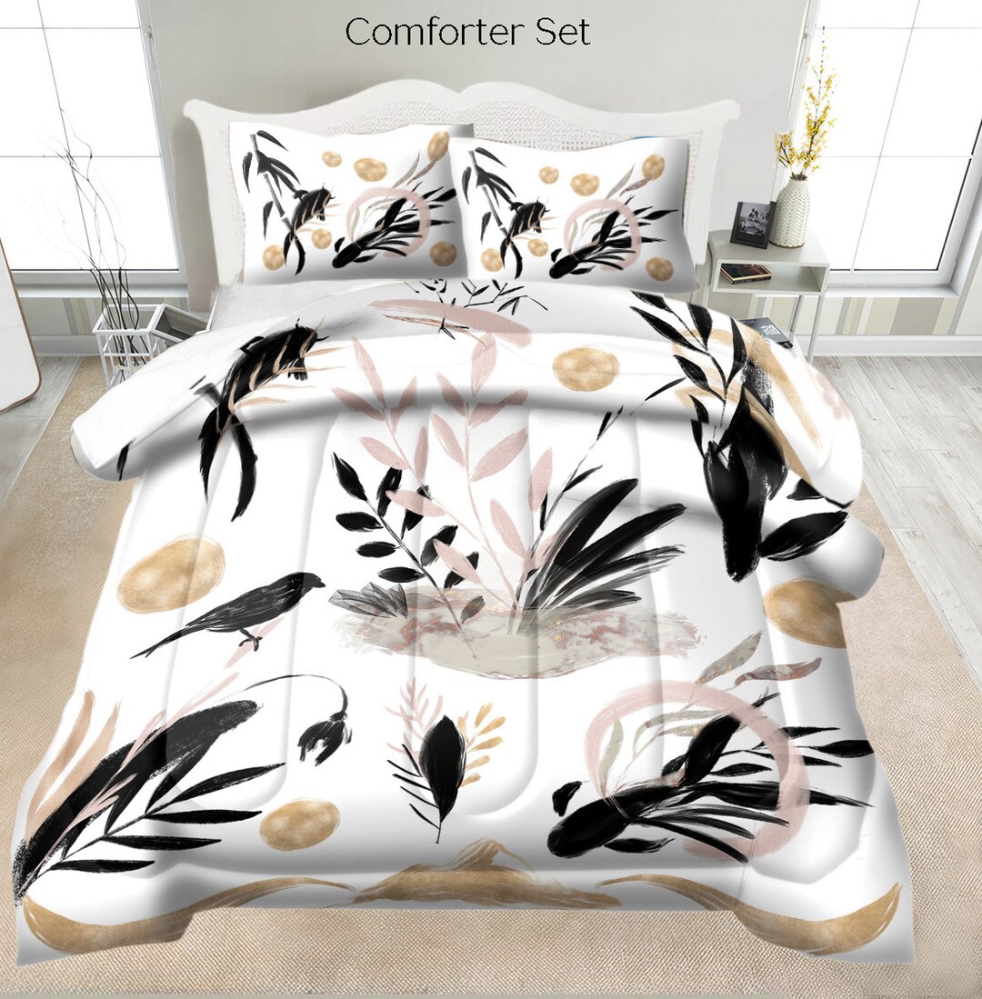 Japanese Style Bedding Set Duvet Set Comforter Set or Quilt Set, Japanese Decor, Gift for Japan
