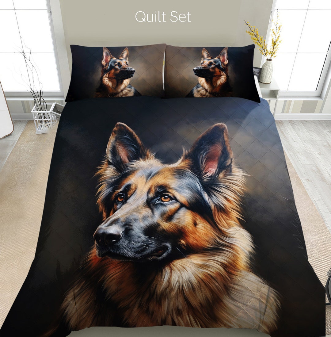 German Shepherd Bedding Set Duvet Set Comforter Set or Quilt Set