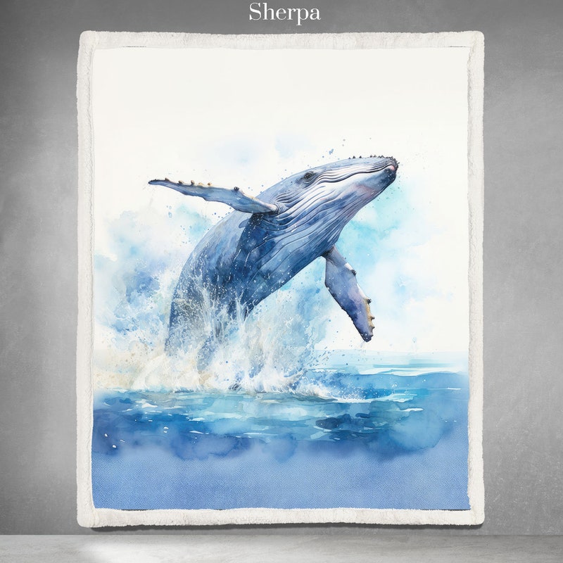 Whale Patchwork Quilted Blanket NCU0TH607 main image 1