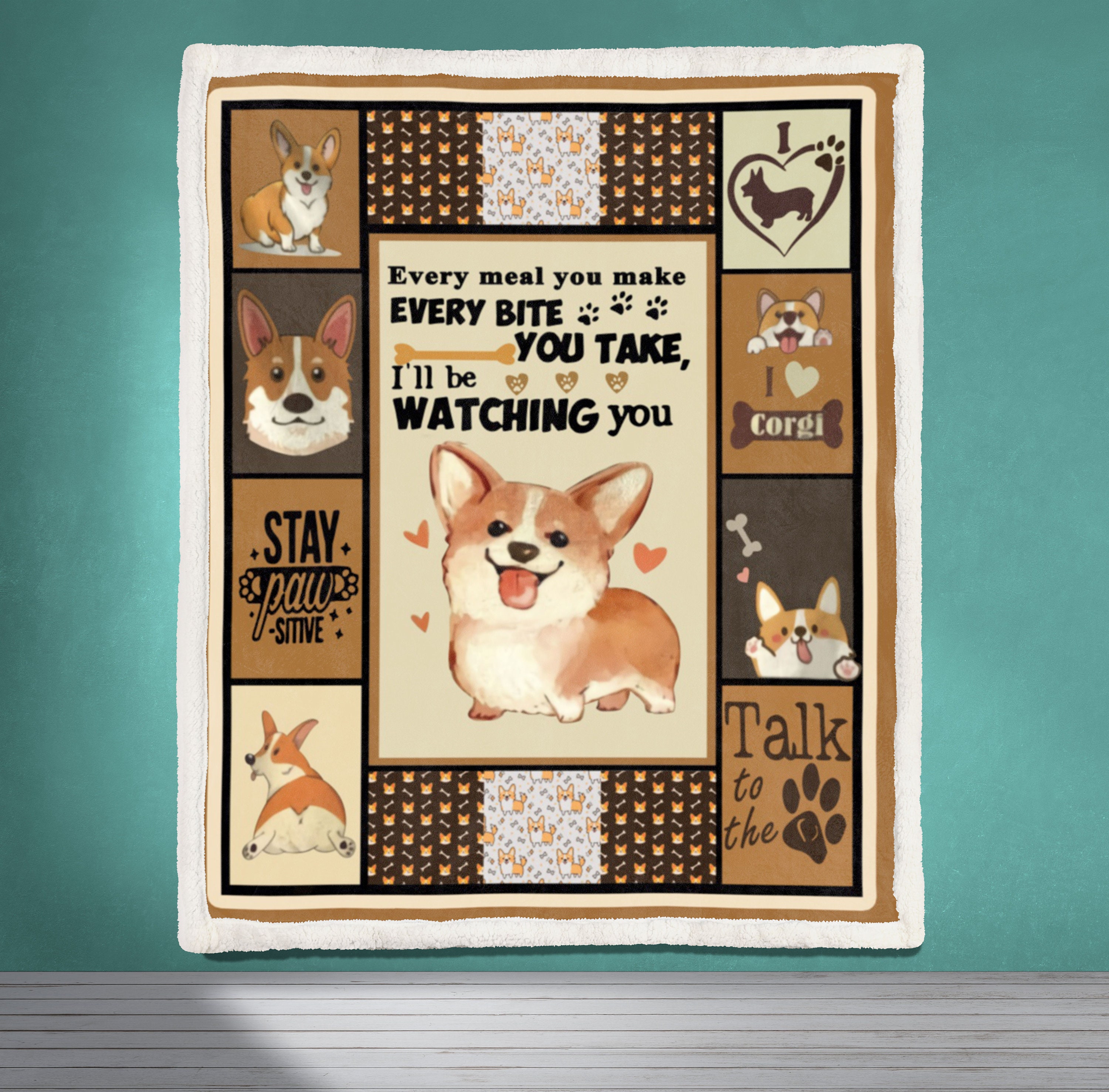 Corgi Blanket - Etsy Corgi Blanket - Etsy
