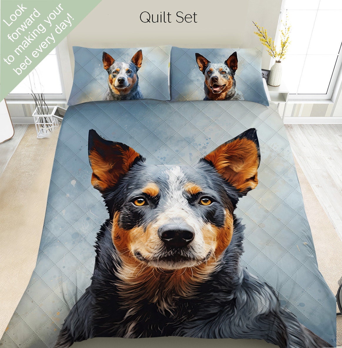 Dog quilt set hotsell