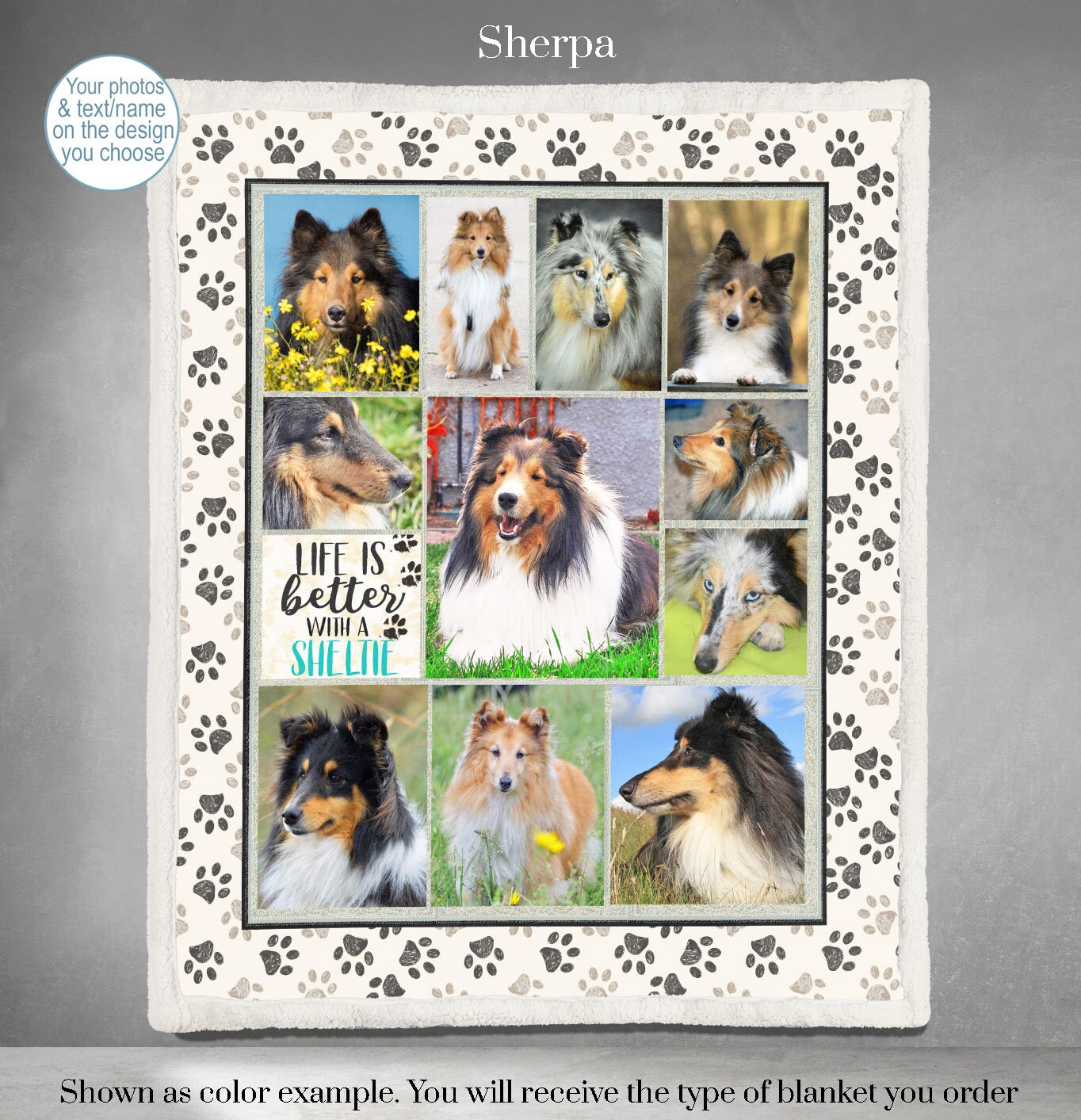 Sheltie blanket sale