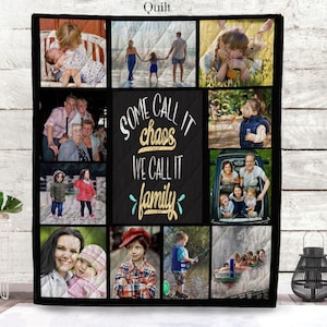 Personalized Photo Quilt, Blanket or Wall Hanging, Custom Photo Blanket, Picture Blanket, Memory Quilt Photo Keepsake Gift, Memorial Gift