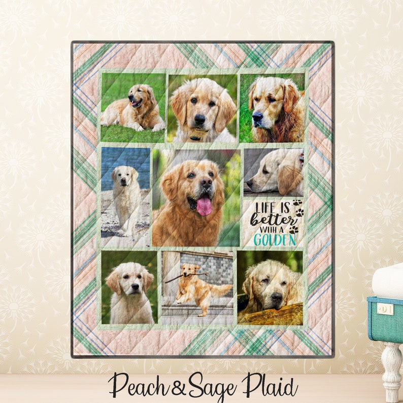 Personalized Chinese Crested Photo Quilt Blanket