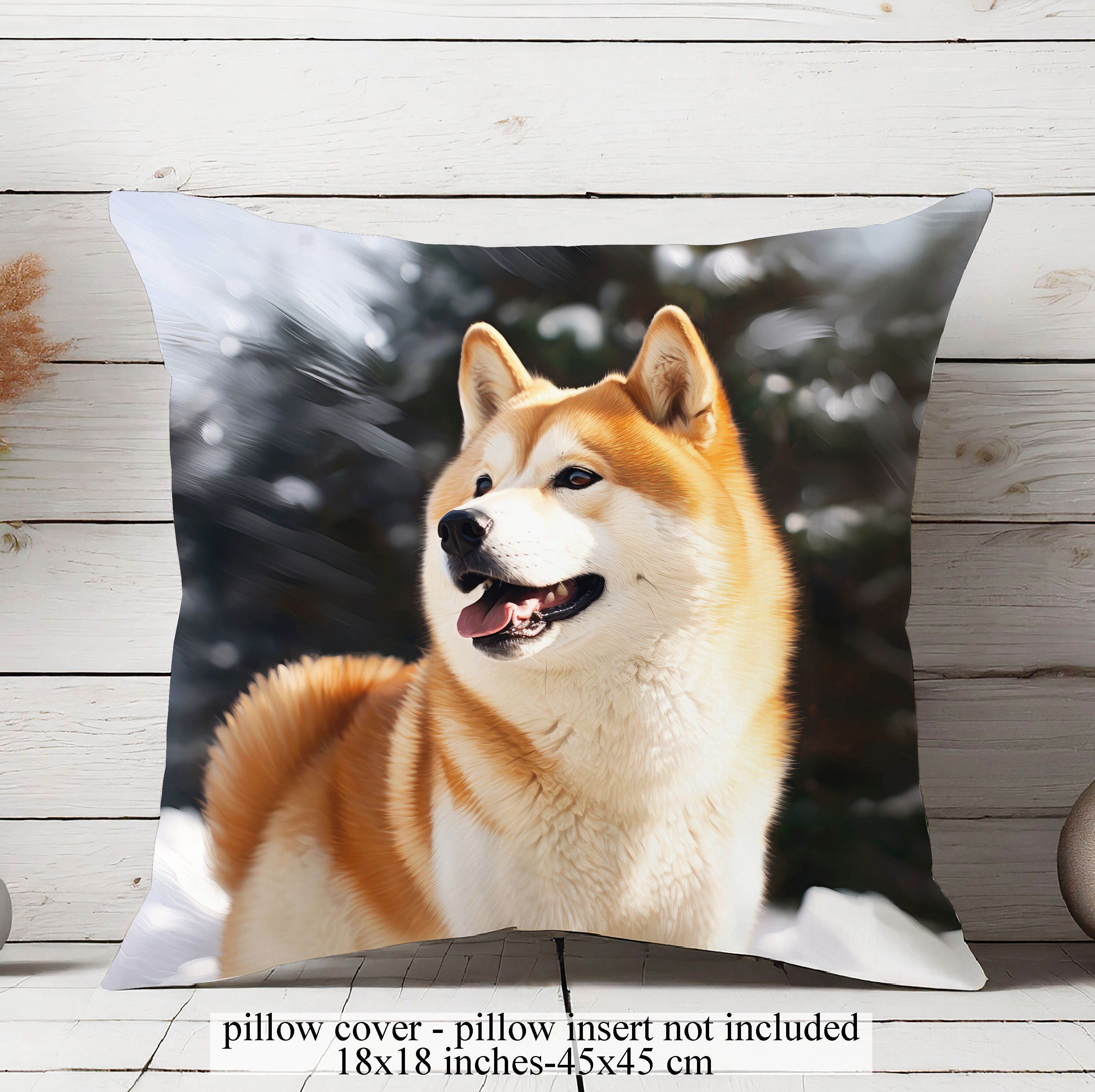 Akita pillow top