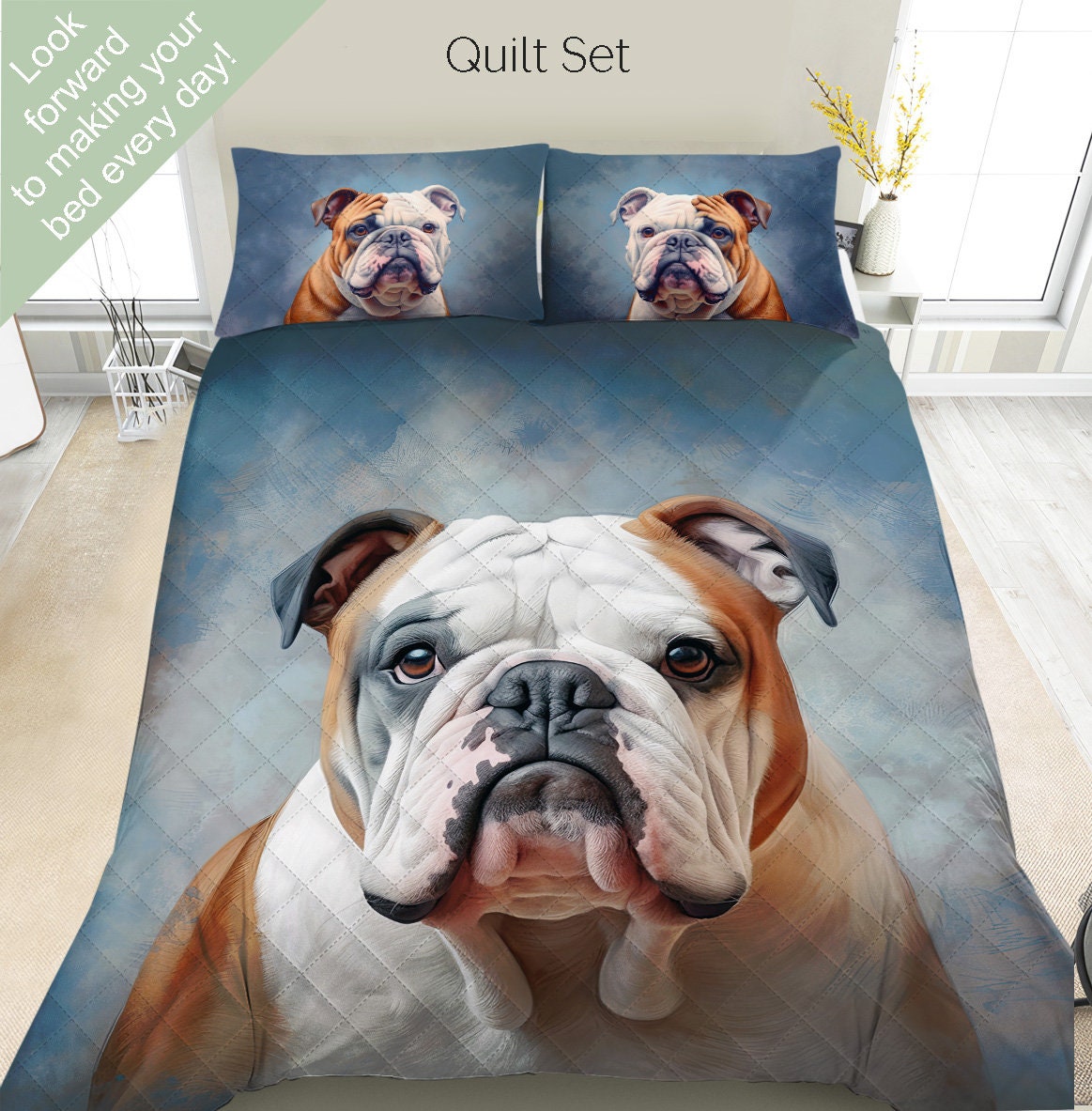 Bulldog Duvet Set Bulldog Duvet Set