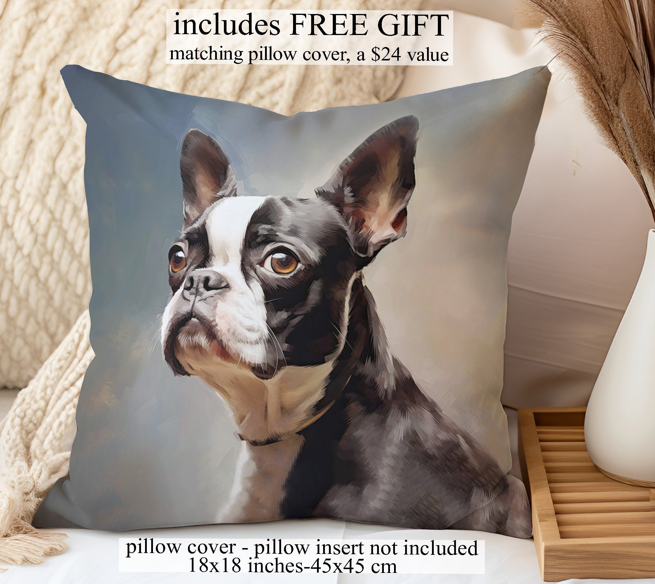 Boston terrier comforter set hotsell