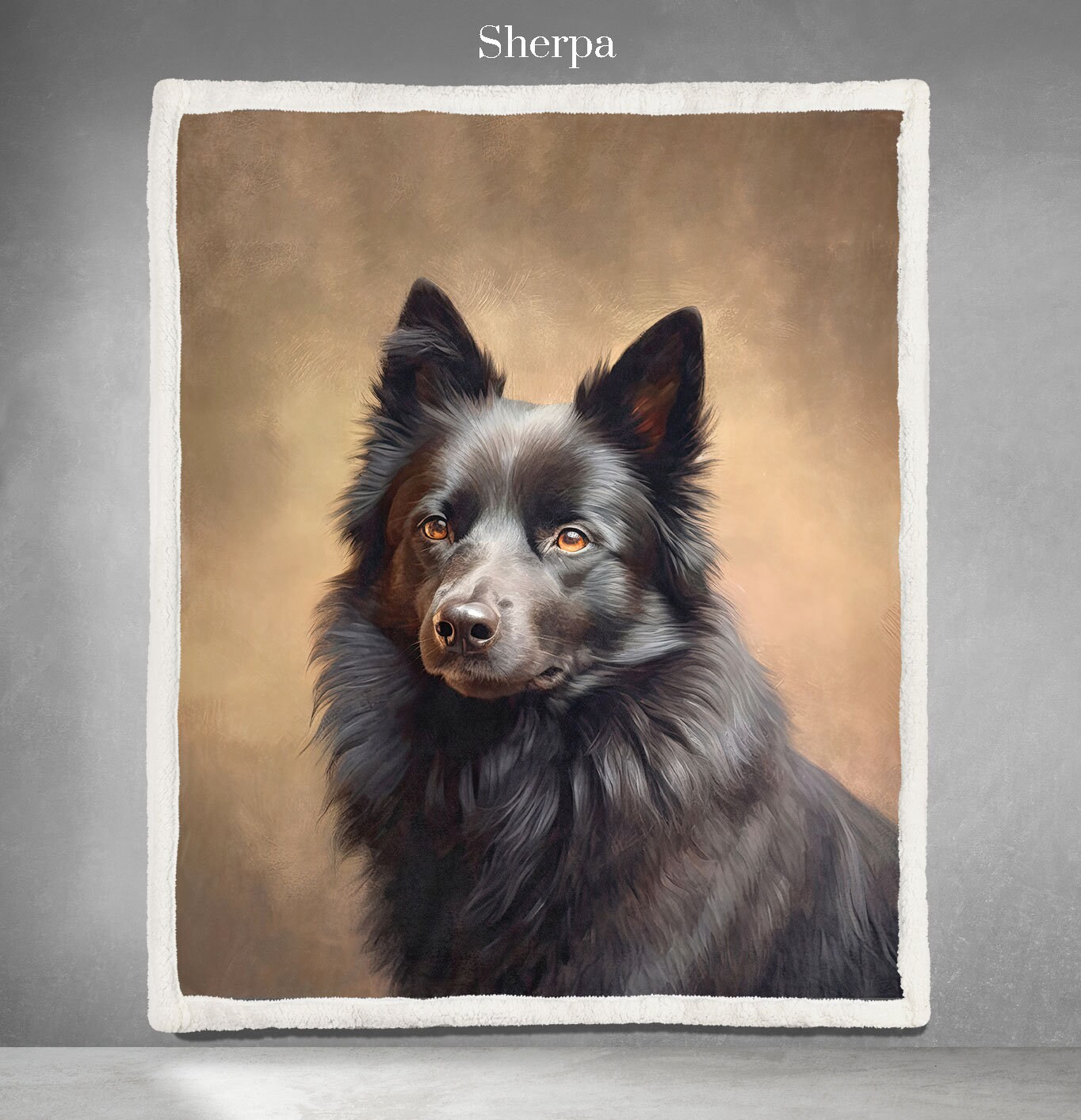Schipperke Sherpa Hoodie Schipperke Sherpa Hoodie
