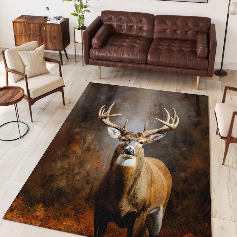 Deer Rugs 6x9 - Etsy UK