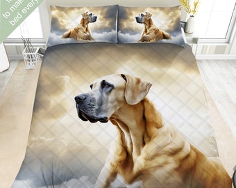 Great Dane Bedding Set, Duvet Set, Comforter Set Or Quilt Set, Gift for Great Dane Lovers, Great Dane Decor, Great Dane Mom Dad