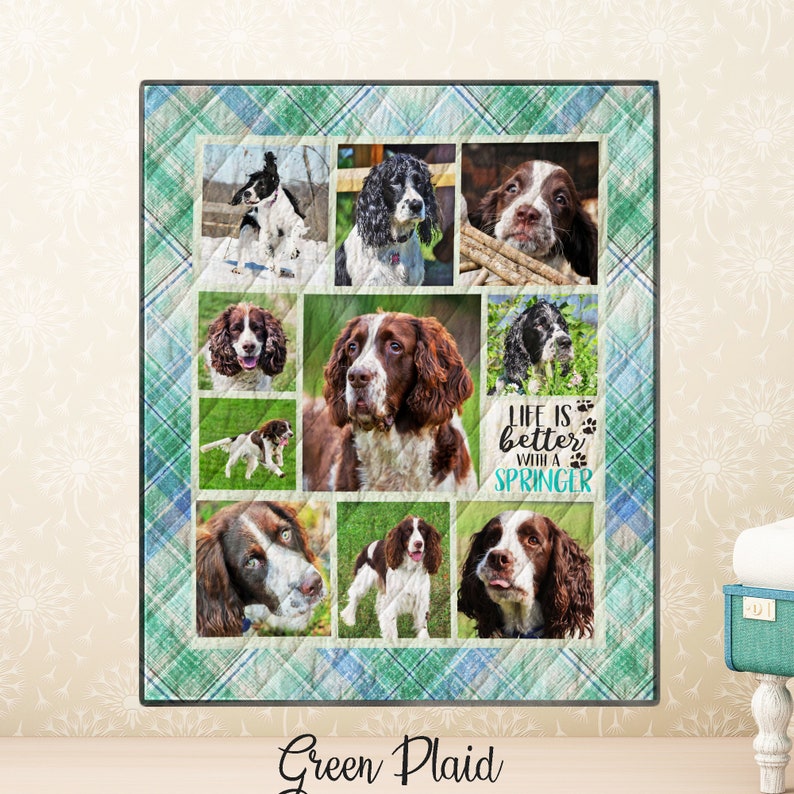 Personalized Chinese Crested Photo Quilt Blanket