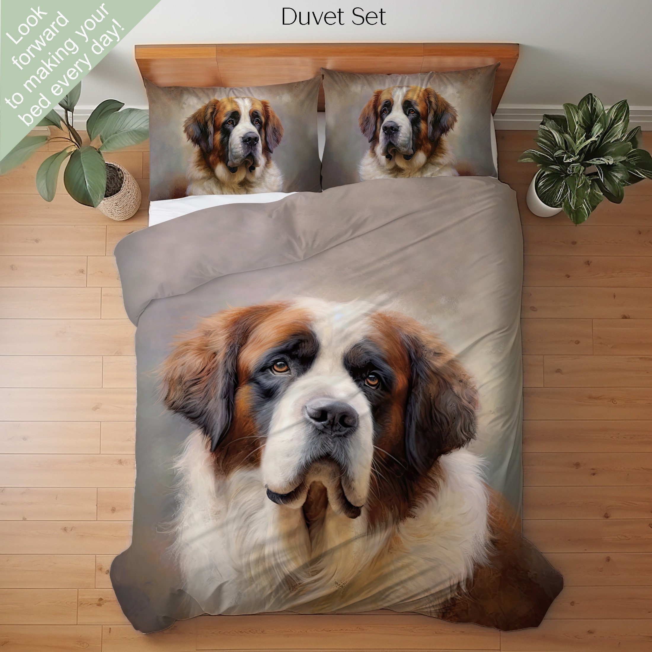 St Bernard Blanket Etsy Canada