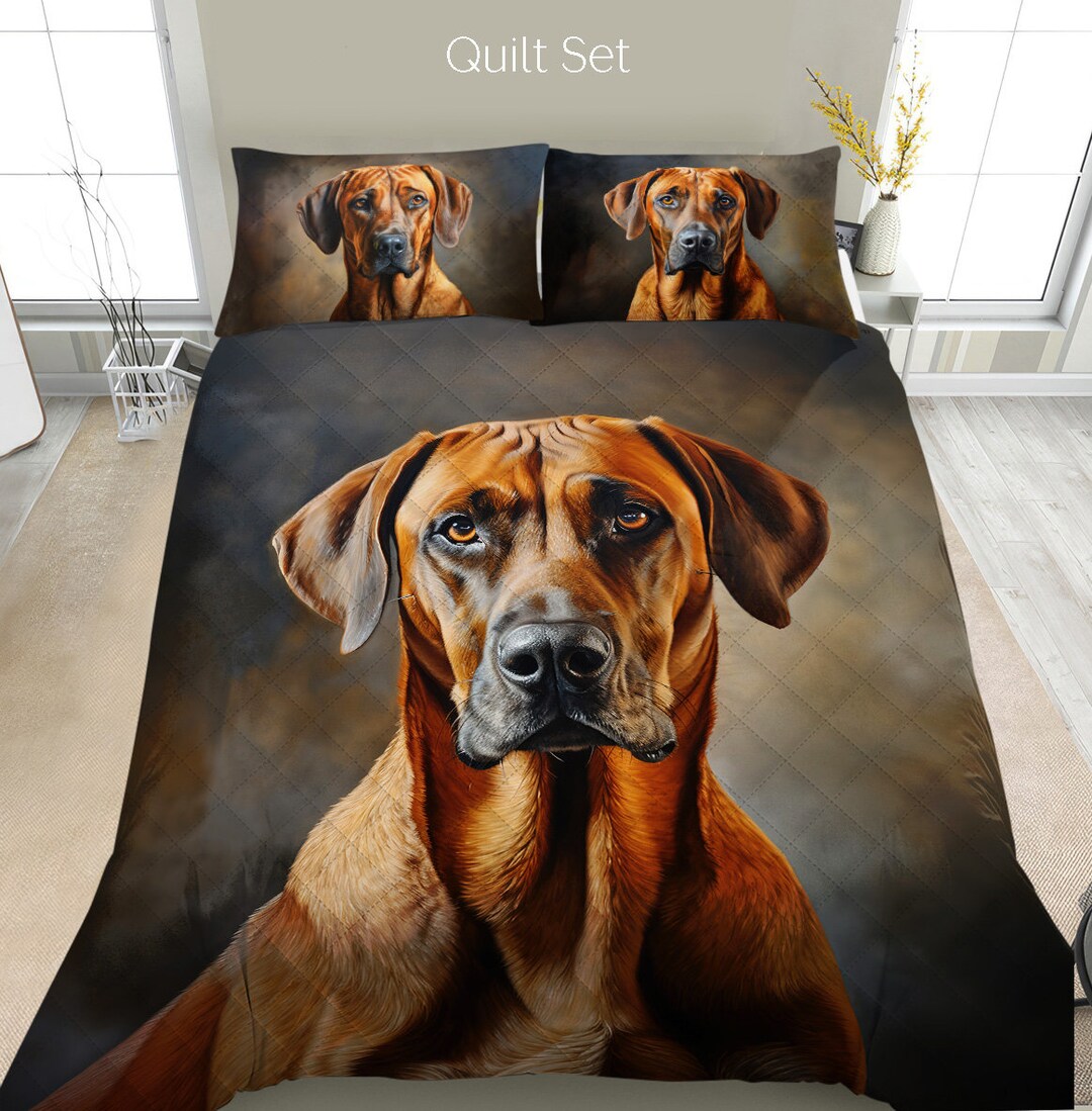 Rhodesian Ridgeback Bedding Set Available as a Quilt Set Comforter Set ...